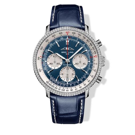 breitling navitimer diamond bezel|Breitling diamond bezel price.